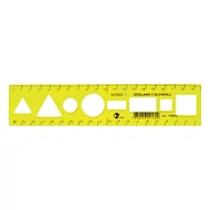 Sablon vonalzó OPTIMA fluor 20cm Sablon vonalzó OPTIMA fluor 20cm