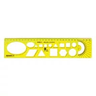 Sablon vonalzó OPTIMA hajlékony sárga 30cm Sablon vonalzó OPTIMA hajlékony sárga 30cm