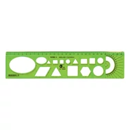 Sablon vonalzó OPTIMA hajlékony zöld 30cm Sablon vonalzó OPTIMA hajlékony zöld 30cm