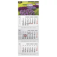 Speditőr naptár TOPTIMER T070 3 tömbös 3 havi Kert 2026.