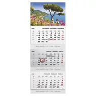 Speditőr naptár TOPTIMER T070 3 tömbös 3 havi Táj 2026.