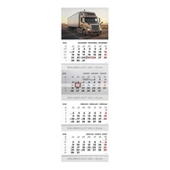 Speditőr naptár TOPTIMER T073 4 tömbös 4 havi Kamion 2026.