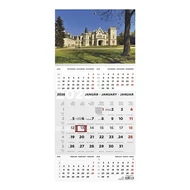 Speditőr naptár TOPTIMER T076 1 tömbös 5 havi Kastély 2026.