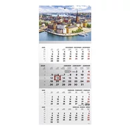 Speditőr naptár TOPTIMER T079 1 tömbös 4 havi Város 2026.