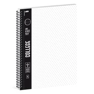 Spirálfüzet vonalas ARS UNA College A/4 80 lapos fehér