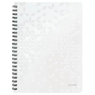 Spirálfüzet vonalas LEITZ Wow A/4 80 lapos fehér