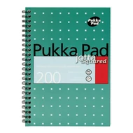 Spirálfüzet vonalas PUKKA PAD A/4 100 lapos Metallic világoskék