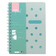 Spirálfüzet vonalas STREET Pad A/5 100 lapos pasztell zöld Spirálfüzet vonalas STREET Pad A/5 100 lapos pasztell zöld