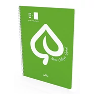 Spirálfüzet kockás LIPAMILL A/4 80 lapos Neon