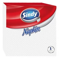 Szalvéta SINDY 1 rétegű 45 lapos 33x33 cm fehér Szalvéta SINDY 1 rétegű 45 lapos 33x33 cm fehér