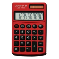 Számológép zseb OLYMPIA LCD-1110 10 digit piros Számológép zseb OLYMPIA LCD-1110 10 digit piros