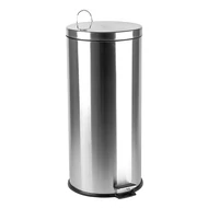 Szemetes pedálos kivehető műanyag vödörrel fém 30l