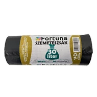 Szemeteszsák FORTUNA 30L fekete 50x60 cm 20 darabos Szemeteszsák FORTUNA 30L fekete 50x60 cm 20 darabos