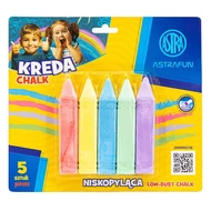 Táblakréta ASTRA FUN jumbo szögletes hegyezett 5 szín/bliszter Táblakréta ASTRA FUN jumbo szögletes hegyezett 5 szín/bliszter