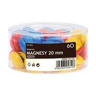 Táblamágnes GRAND 20mm 60 darabos vegyes színű Táblamágnes GRAND 20mm 60 darabos vegyes színű