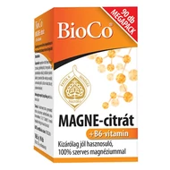 Vitamin BIOCO Magne-Citrát + B6-vitamin 90 darab Vitamin BIOCO Magne-Citrát + B6-vitamin 90 darab