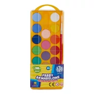 Vízfesték ASTRA 23,5 cm ajándék ecsettel 18 darabos Vízfesték ASTRA 23,5 cm ajándék ecsettel 18 darabos