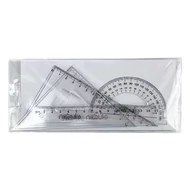 Vonalzókészlet NEBULO 15cm vonalzóval 4 darabos