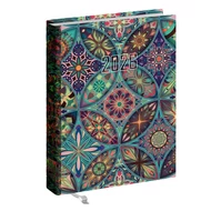 Zsebnaptár REALSYSTEM 2 Day B/6 kétnapos álló fehér lapos Mozaik 2026.