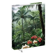 Zsebnaptár REALSYSTEM 2 Day B/6 kétnapos álló fehér lapos Orchidea 2026.