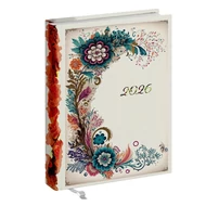 Zsebnaptár REALSYSTEM 2 Day B/6 kétnapos álló fehér lapos Vintage 2026.