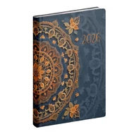 Zsebnaptár REALSYSTEM Fiestina B/6 álló fehér lapos Mandala 2026.