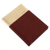 Zsebnaptár REALSYSTEM Lux B/6 álló fehér lapos barna 2026.