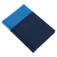 Zsebnaptár REALSYSTEM Lux B/6 álló fehér lapos kék 2026.