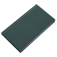 Zsebnaptár REALSYSTEM Standard fekvő fehér lapos zöld 2026.