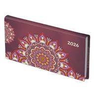 Zsebnaptár TOPTIMER Joy J030 heti fekvő fehér lapos Barcelona UV 2026.