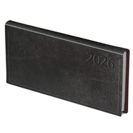 Zsebnaptár TOPTIMER Traditional T030 fekvő fehér lapos fekete 2026.