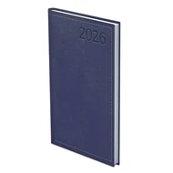 Zsebnaptár TOPTIMER Traditional T035 álló fehér lapos kék 2026.