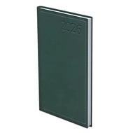 Zsebnaptár TOPTIMER Traditional T035 álló fehér lapos zöld 2026.