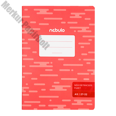 Füzet NEBULO basic+ A/5 32 lapos kockás 27-32