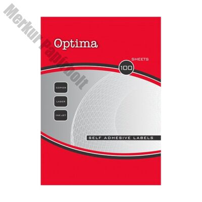 Etikett OPTIMA 32083 64,6x33,8mm 2400 címke/doboz 100 ív/doboz