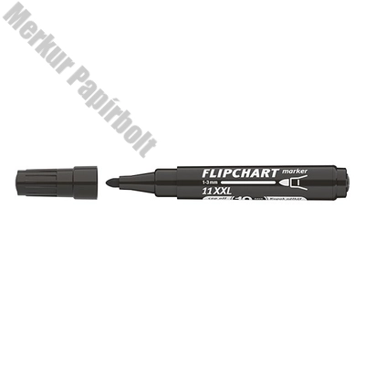 Flipchart marker ICO Artip 11 XXL kerek fekete 1-3mm