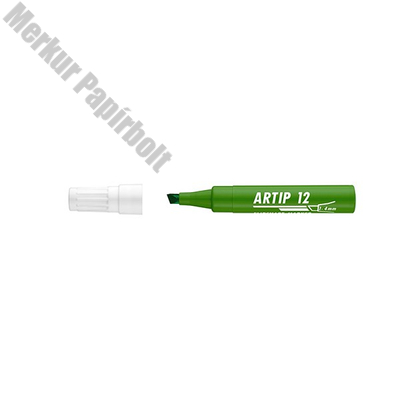 Flipchart marker ICO Artip 12 vágott zöld 1-4mm