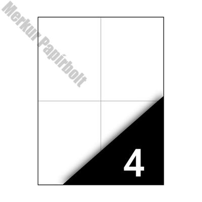 Etikett FORTUNA 105x148mm univerzális 400 címke/doboz 100 ív/doboz