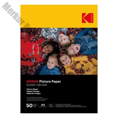 Fotópapír KODAK Picture High Gloss A/4 180g 50 ív/csomag