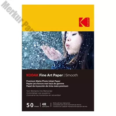 Fotópapír KODAK Fine Art Smooth 10x15 cm 230g 50 ív/csomag