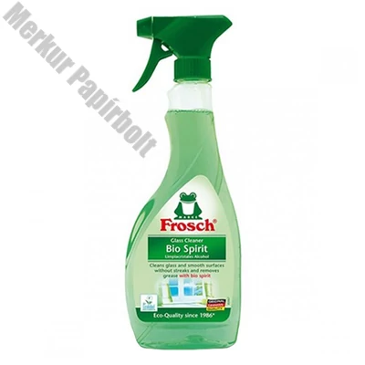 Ablaktisztító szórófejes FROSCH spiritusszal környezetbarát 500 ml