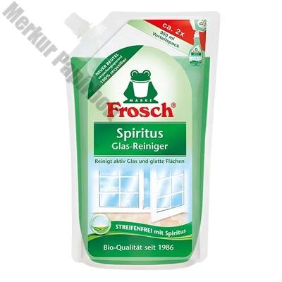 Ablaktisztító utántöltő FROSCH spirituszos 950ml