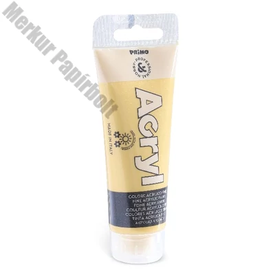Akrilfesték PRIMO 75 ml metál arany