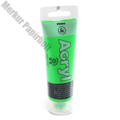 Akrilfesték PRIMO 75 ml neon zöld