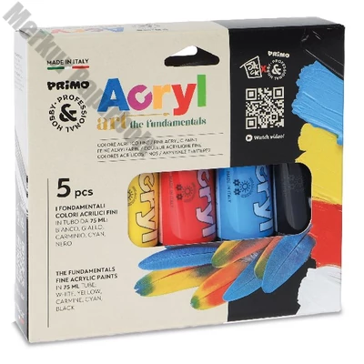 Akrilfesték készlet PRIMO 5x75 ml