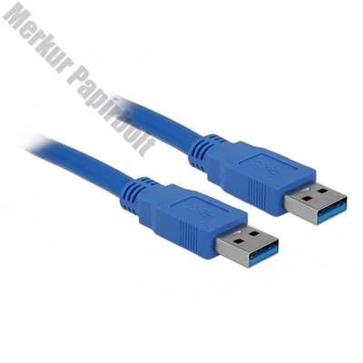 Adatkábel DELOCK 3.0 USB A/USB A 3m kék
