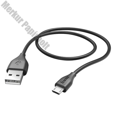 Adatkábel HAMA Micro-USB 1m fekete
