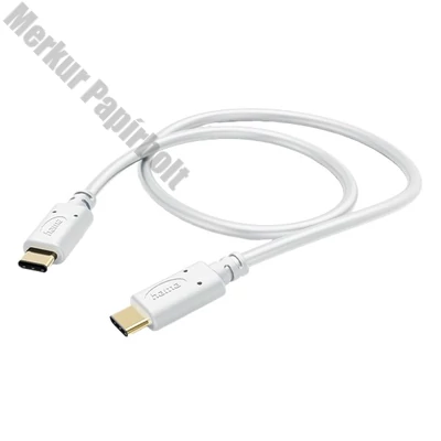 Adatkábel HAMA USB-C 1,5m fehér