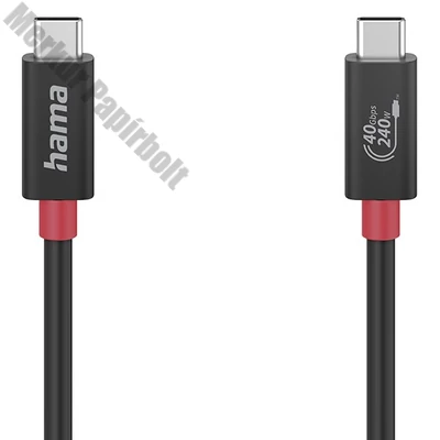 Adatkábel HAMA USB-C 40Gbit/s 1m