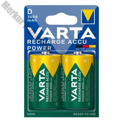 Akkumulátor góliát VARTA Recharge Accu Power D 2x3000 mAh